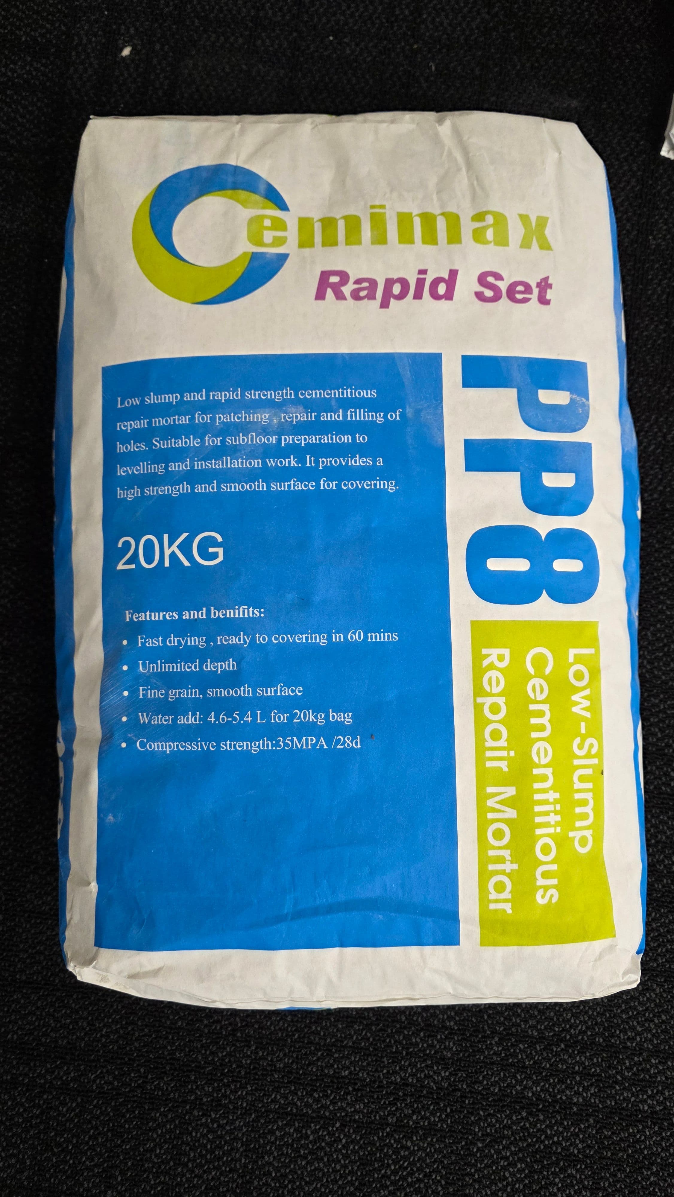 Cemimax PP8 Low-Slump Repair Mortar - 20kg